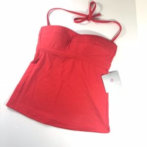 Athleta Women's Swim Top Red Size XXS NWT